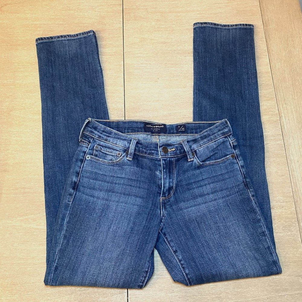 Dark Blue Denim Jeans Lucky Brand LA